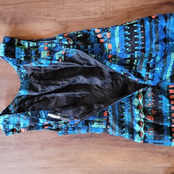 Plenty by Tracy Reese Anthropologie Dress Pockets Abstract Lined Size 6 - Picture 5 of 9